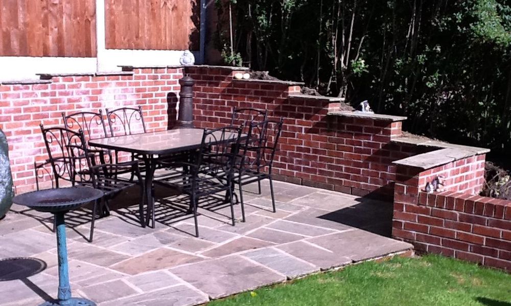 A finished resin driveway in Swansea